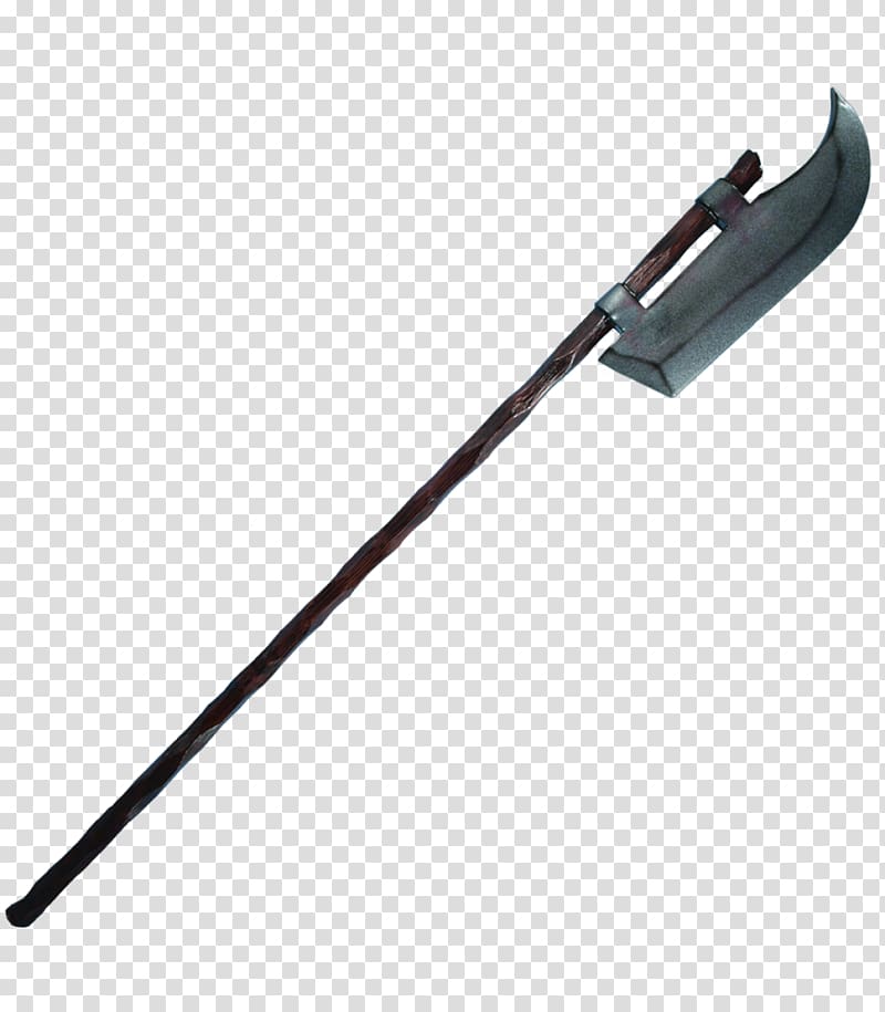 Bardiche Live action role-playing game Halberd Spear Weapon, spear transparent background PNG clipart