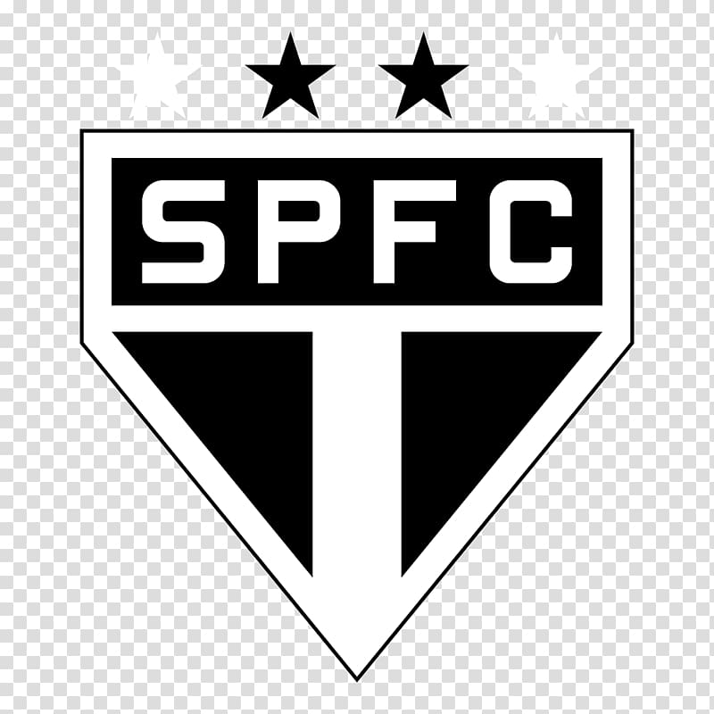 São Paulo FC Logo Black Emblem, croatia team transparent background PNG clipart