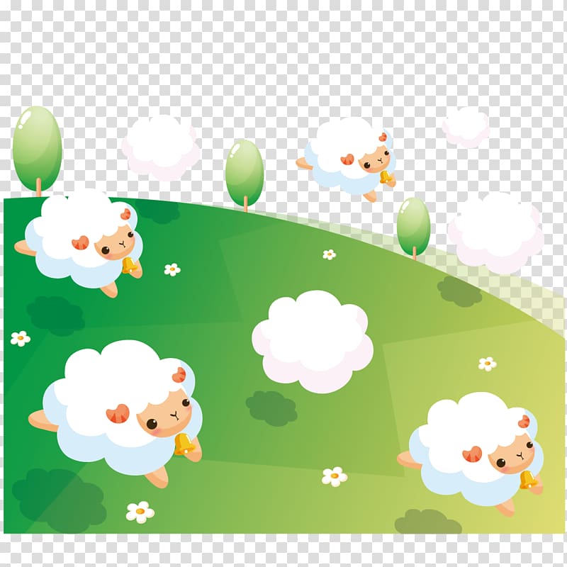 Child Cartoon Illustration, Aries running on the prairie transparent background PNG clipart