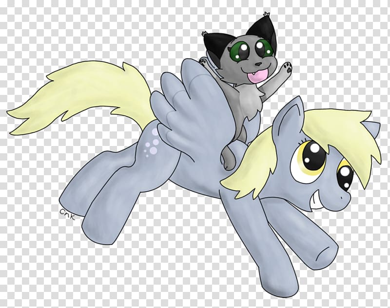 Cat Horse Canidae Dog, fly together transparent background PNG clipart