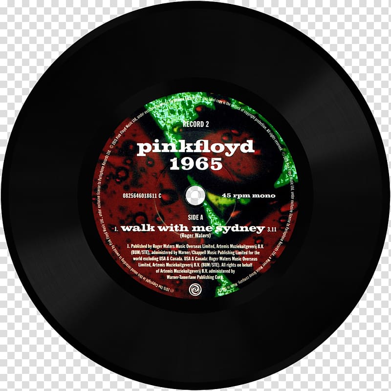 1965: Their First Recordings Pink Floyd Music Compact disc, Pinkfloyd transparent background PNG clipart
