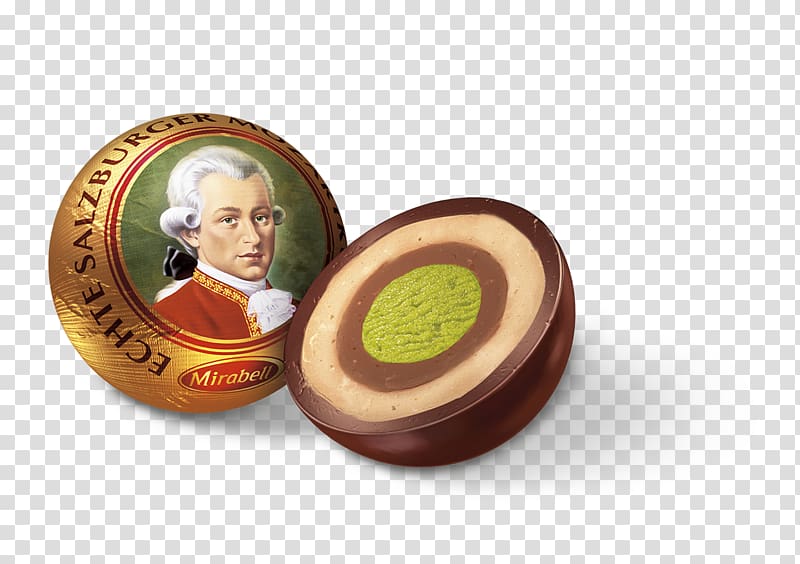 Mozartkugel Marzipan Chocolate balls Mirabell Palace, chocolate transparent background PNG clipart