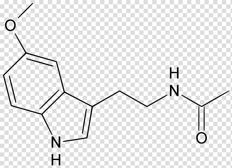 Melatonin N-Acetylserotonin 5-MeO-DMT N,N-Dimethyltryptamine, others transparent background PNG clipart