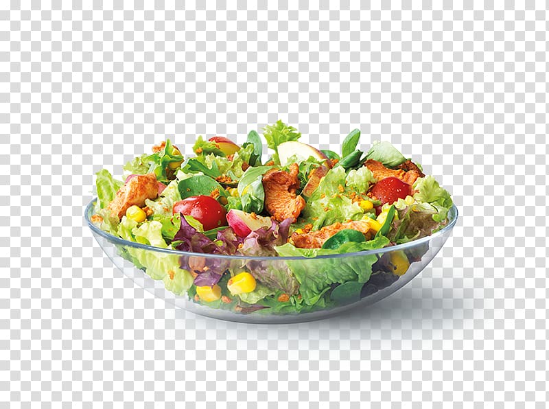 Chicken salad Caesar salad McDonald\'s Bacon, salad transparent background PNG clipart