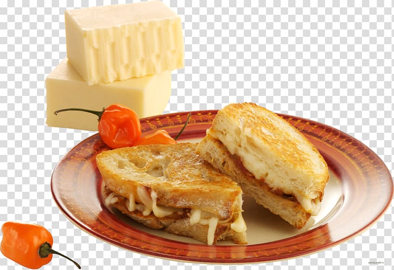 Toast Butterbrot Cheese sandwich Gouda cheese Hamburger, delicious grilled transparent background PNG clipart