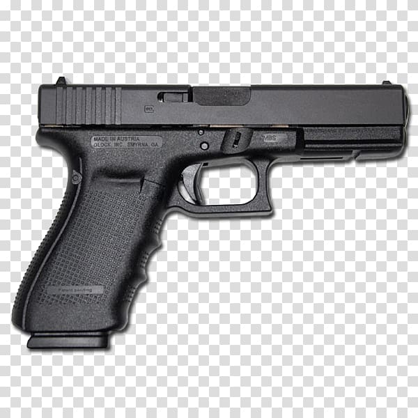 GLOCK 17 Semi-automatic pistol 9×19mm Parabellum, Glock 22 transparent background PNG clipart