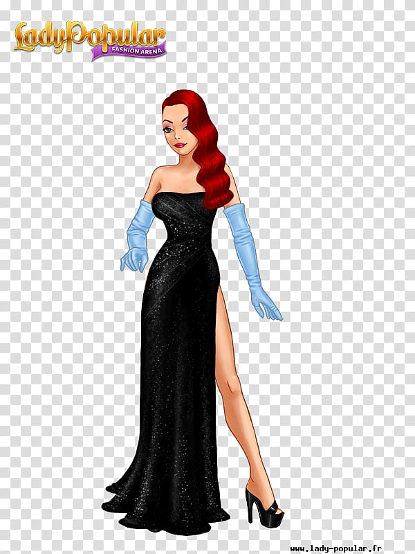 Lady Popular Fashion Dress Clothing Barbie, Jessica Rabbit transparent background PNG clipart