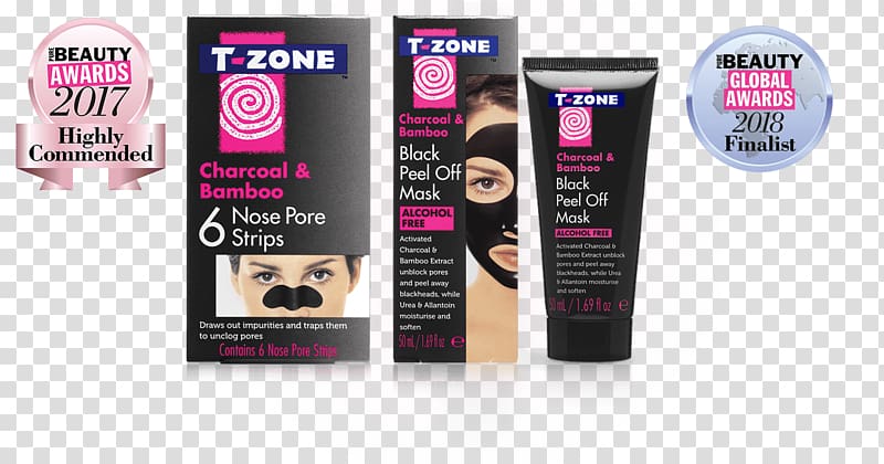 Cosmetics Skin care T-Zone Bamboo charcoal, nose transparent background PNG clipart