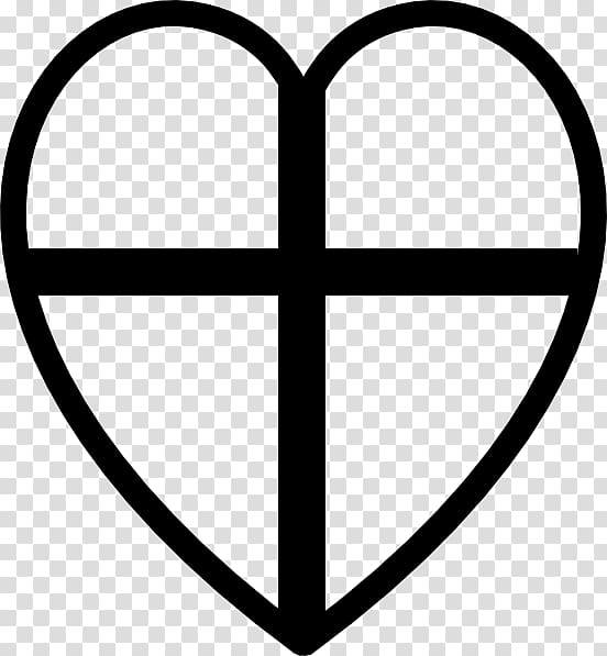 Heart The Armor of God Symbol , Hearts Cross transparent background PNG clipart