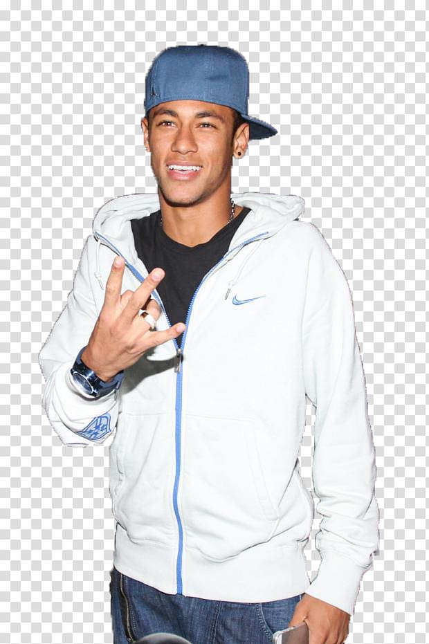 Neymar Santos FC Hoodie , neymer transparent background PNG clipart