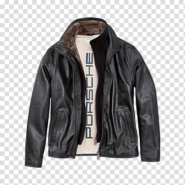Porsche Leather jacket Blouson Clothing, porsche transparent background PNG clipart