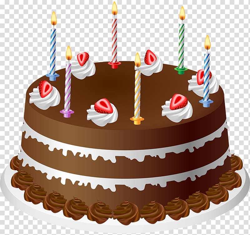 German chocolate cake Birthday cake Sheet cake , 1st birthday transparent background PNG clipart