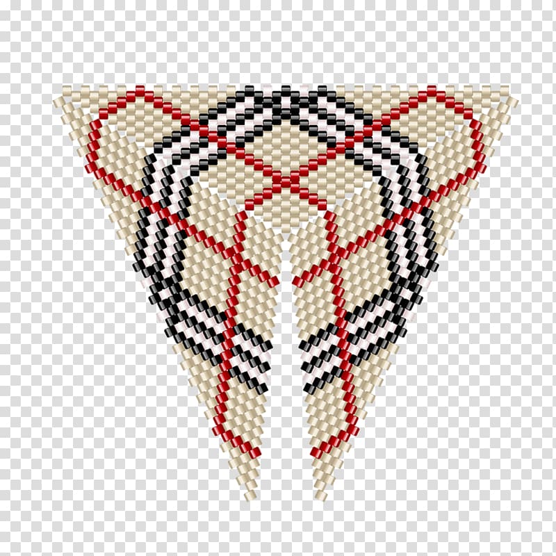Beadwork Burberry Tartan Pattern, triangle pattern transparent background PNG clipart