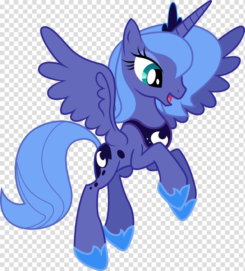 Princess Luna My Little Pony Rarity Rainbow Dash, overlooking a variety of trees transparent background PNG clipart