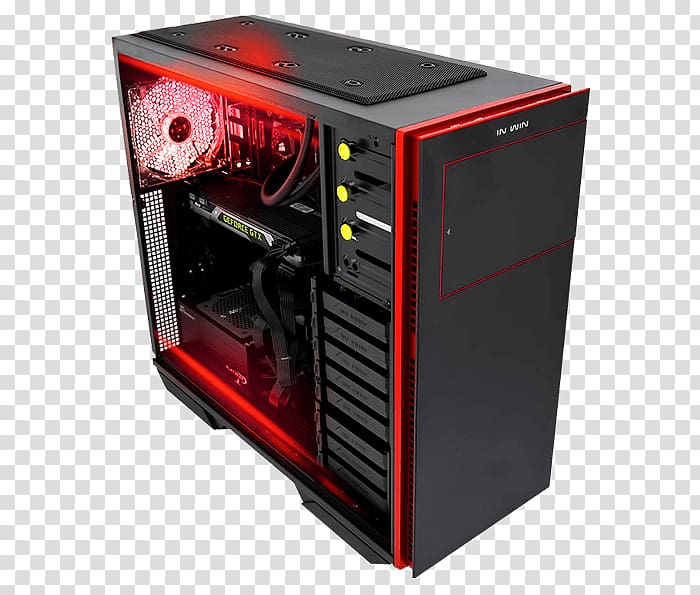 Computer Cases & Housings Graphics Cards & Video Adapters In Win Development Gaming computer ATX, Hitech transparent background PNG clipart