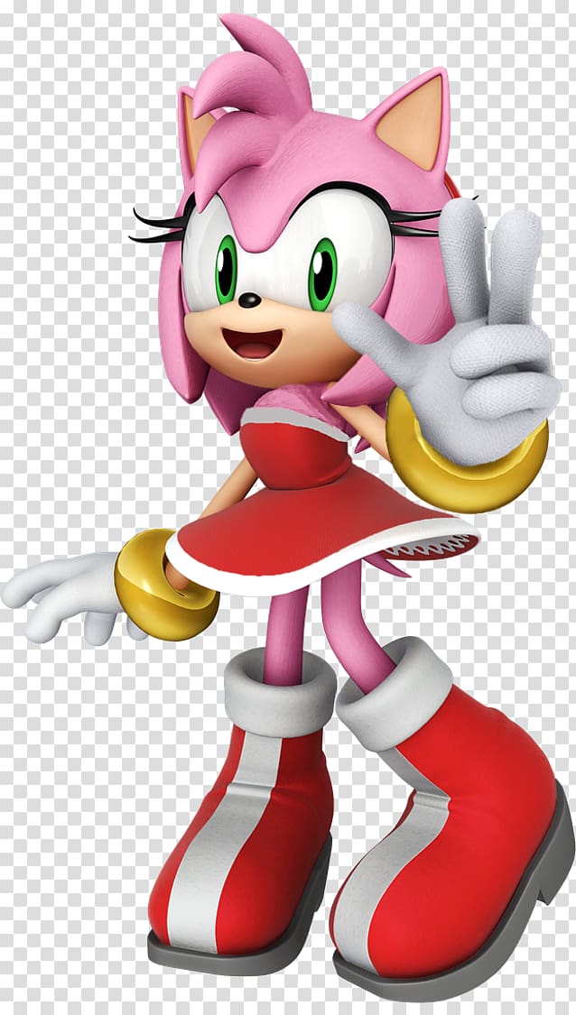 Sonic & Sega All-Stars Racing Amy Rose Sonic & All-Stars Racing Transformed Sonic Heroes Sonic Chaos, amy rose inflation transparent background PNG clipart