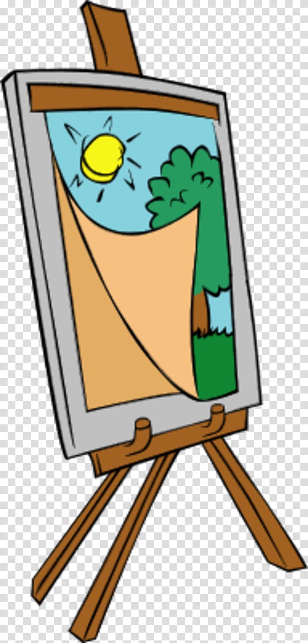 Painting Easel , Art Easel transparent background PNG clipart
