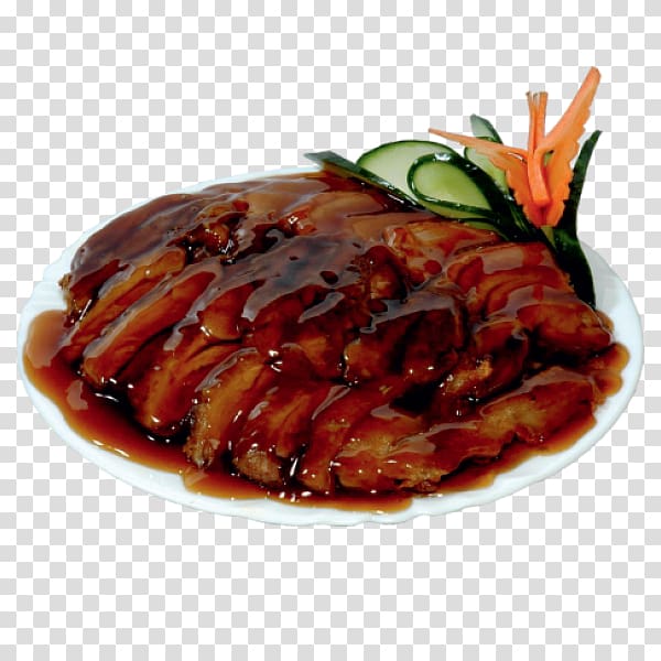 Peking duck Teriyaki Char siu Sushi pizza, duck transparent background PNG clipart