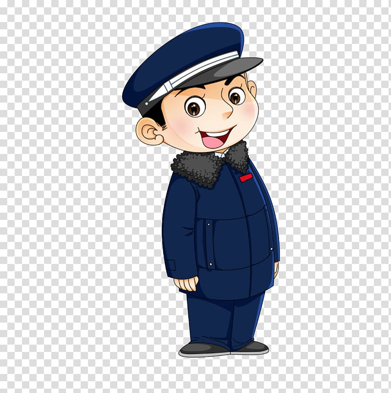 Cartoon Police, Police uncle transparent background PNG clipart