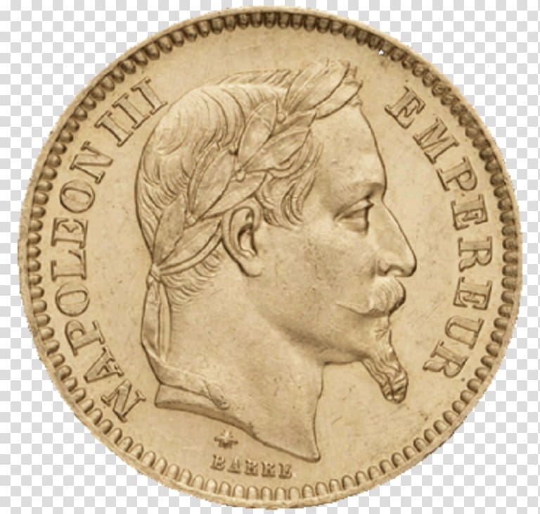 Napoléon France Gold coin Louis d'or, france transparent background PNG clipart