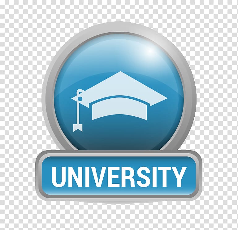 Logo University, Campus metallic logo material transparent background PNG clipart