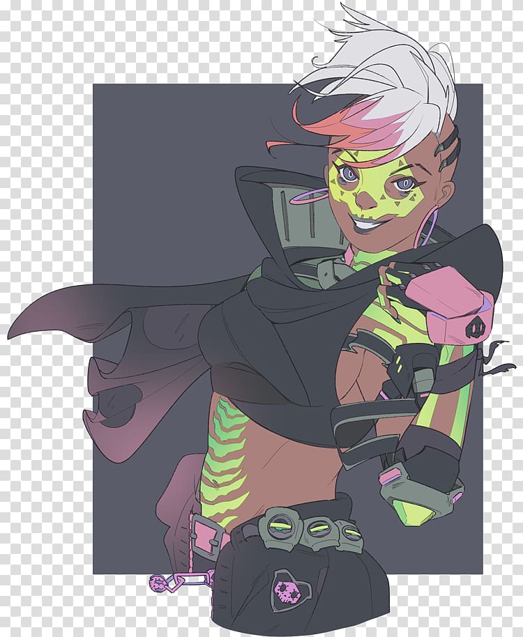 Sombra Fan art Overwatch Splatoon, Searchmecom transparent background PNG clipart