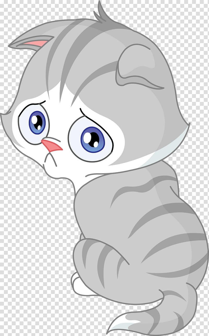 Cat Kitten Sadness , cats transparent background PNG clipart