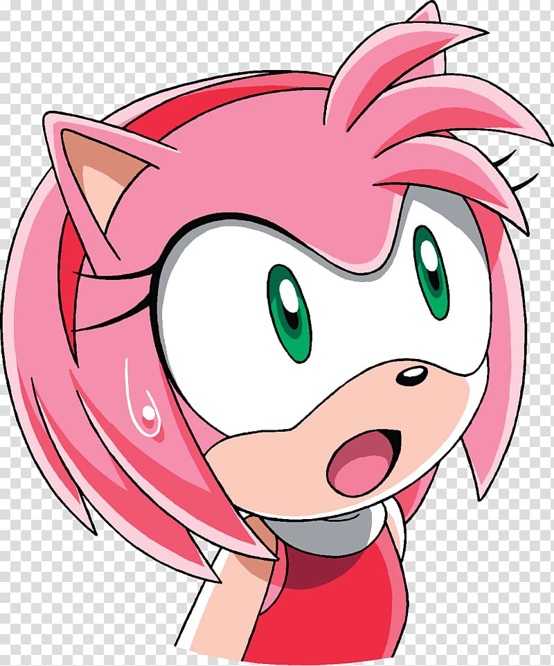 Amy Rose Sonic the Hedgehog Sonic & Sega All-Stars Racing Sonic Unleashed Sonic Free Riders, surprise transparent background PNG clipart
