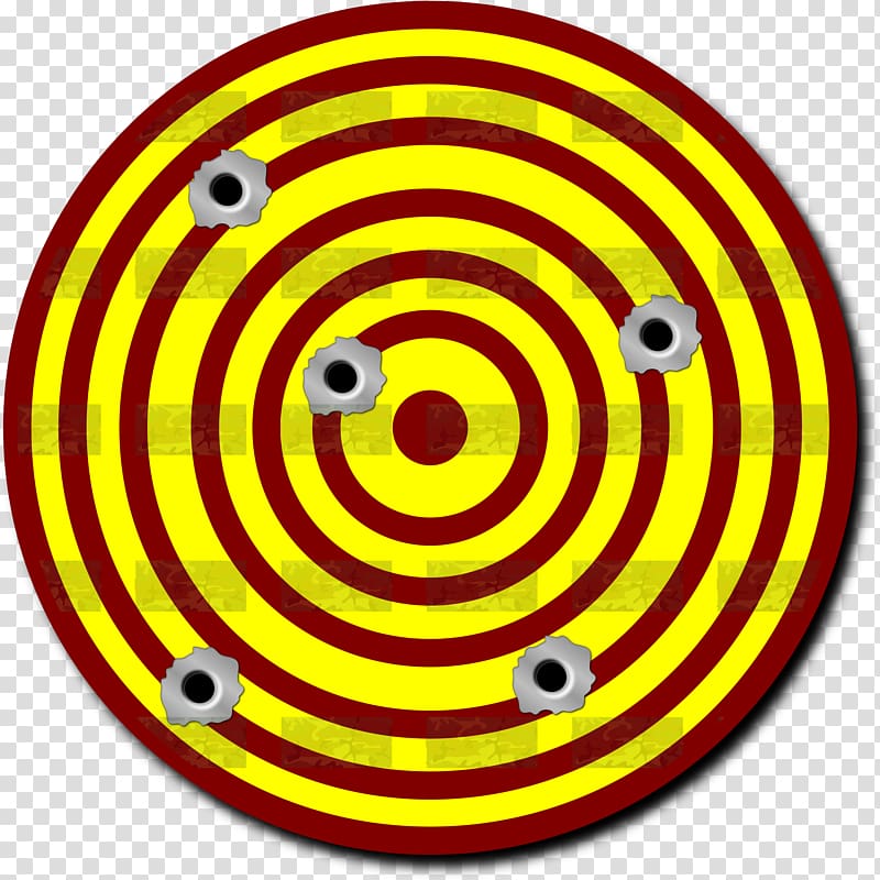 Shooting target Weapon Rifle Firearm, bullet holes transparent background PNG clipart