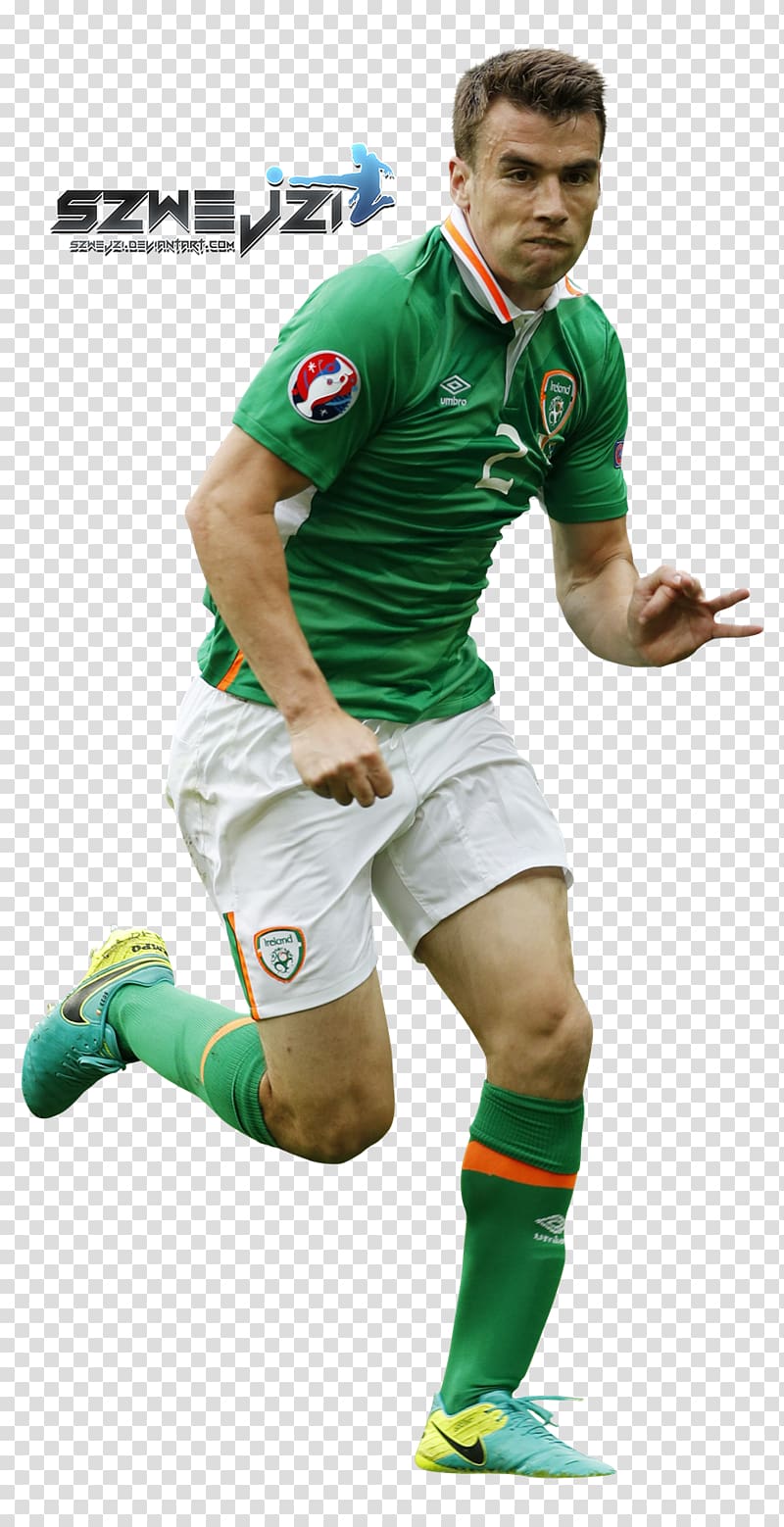 Séamus Coleman Republic of Ireland national football team Soccer player Jersey, football transparent background PNG clipart