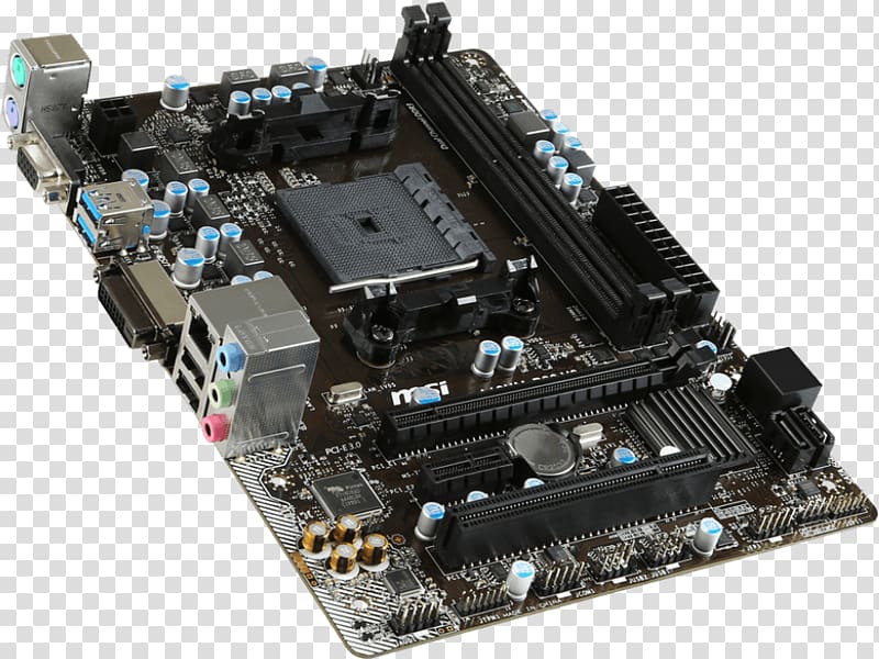 MSI A68HM-P33 V2 Motherboard Socket FM2+, others transparent background PNG clipart