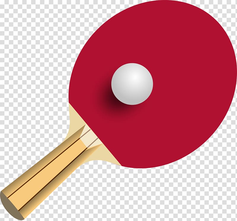 Table tennis racket , Ping Pong racket transparent background PNG clipart