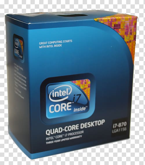 Intel Core i5 LGA 1156 Central processing unit, intel transparent background PNG clipart