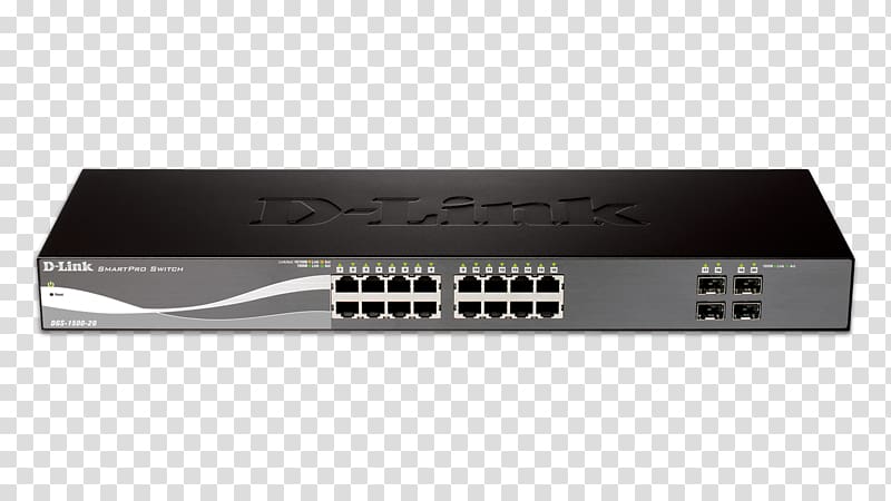 Router Ethernet hub Network switch D-Link Wireless Access Points, ports transparent background PNG clipart