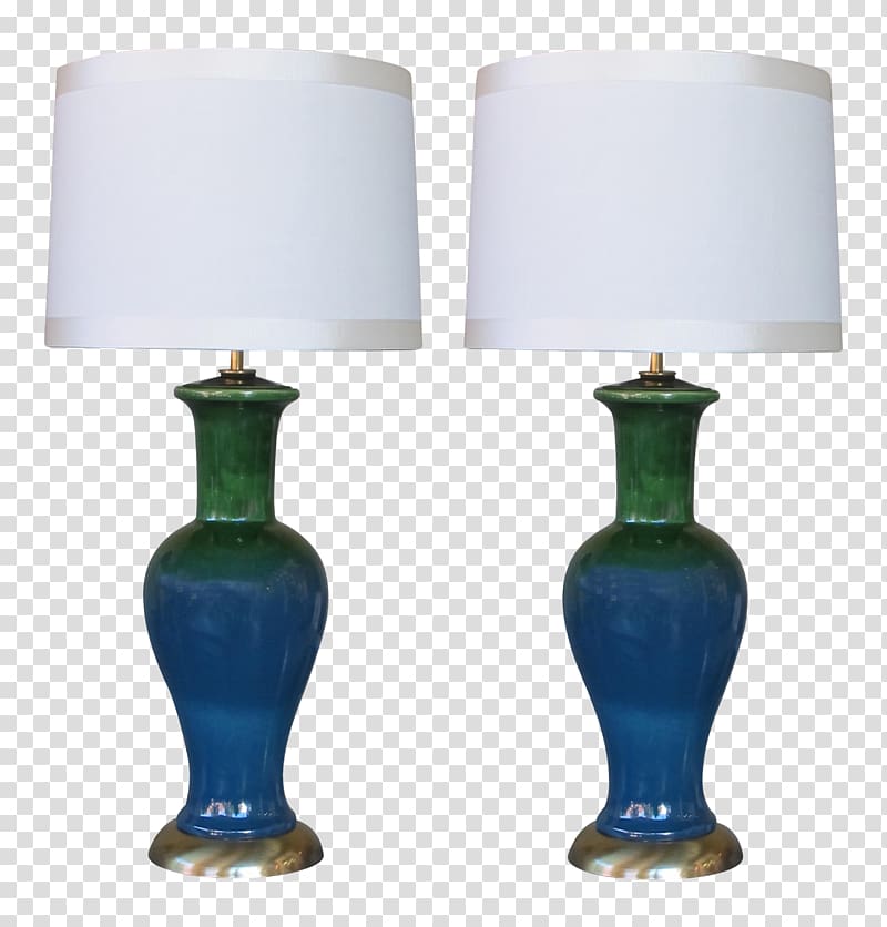 Lamp Frederick Cooper Llc Cobalt blue Ceramic Electric light, baluster transparent background PNG clipart