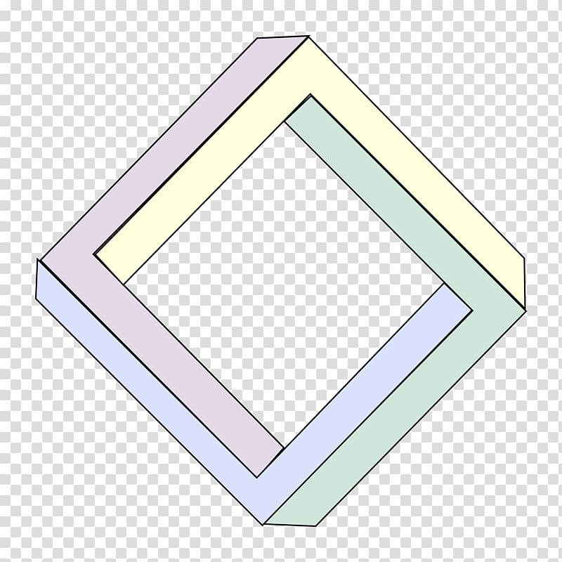 Penrose triangle Shadows of the Mind Penrose stairs Geometry, triangle transparent background PNG clipart