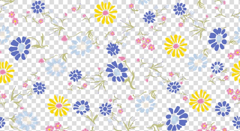 Blue Flower Angel Pattern, Small floral pattern transparent background PNG clipart