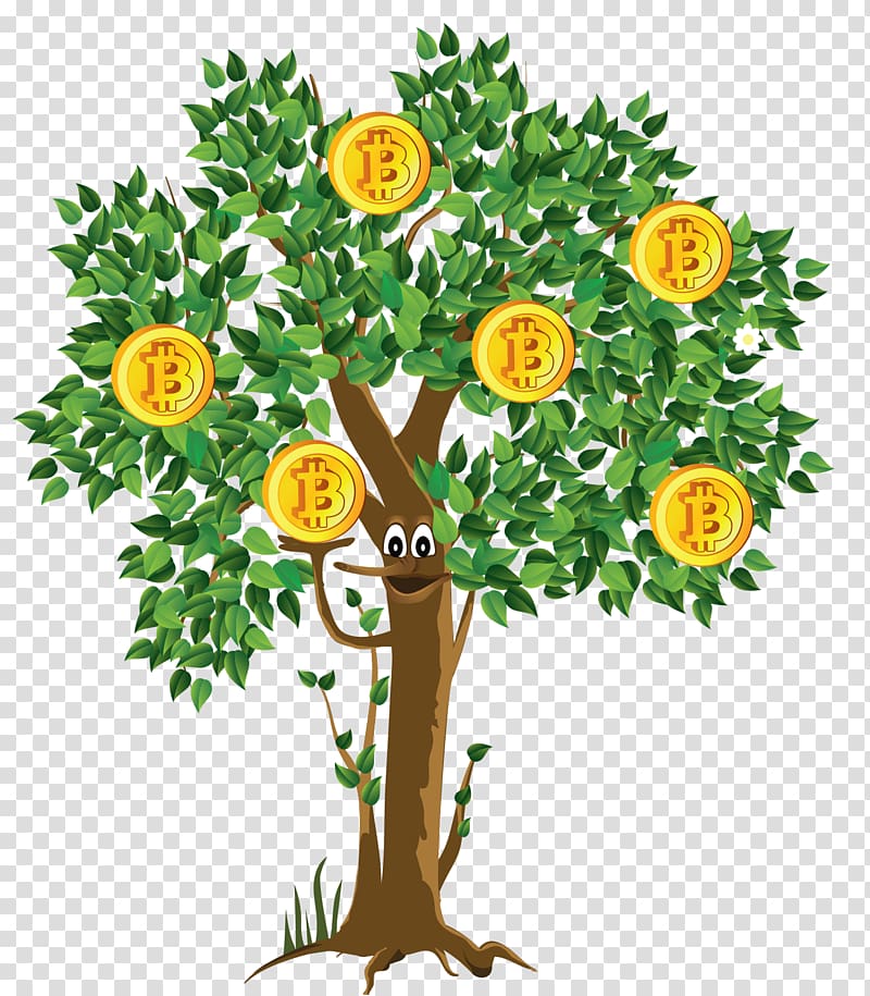 Cryptocurrency exchange Bitcoin faucet Money, money tree transparent background PNG clipart