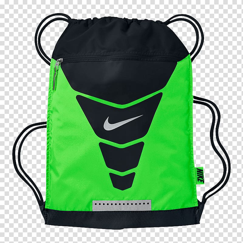 Nike Vapor Gym Sack Backpack Bag Nike Vapor Energy, green vapor trail transparent background PNG clipart