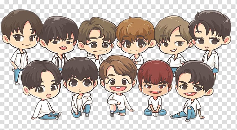 Wanna One Fan art Produce 101 Season 2 1X1=1 (To Be One), wannaone transparent background PNG clipart