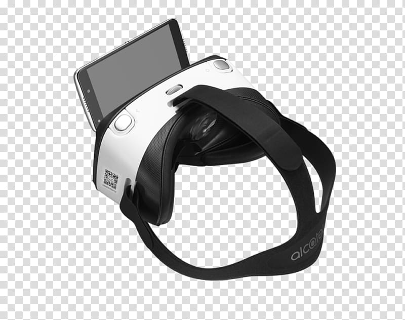 Virtual reality headset Head-mounted display Windows Mixed Reality Alcatel Mobile, GOGGLES transparent background PNG clipart