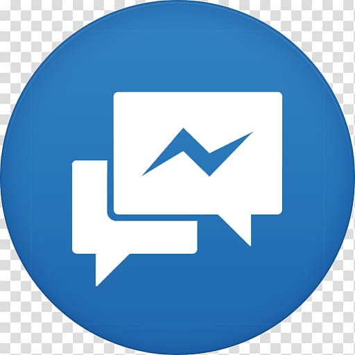 Messenger logo, Circle Messenger Icon transparent background PNG clipart