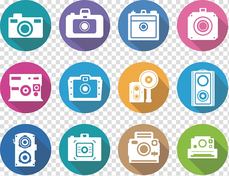 Camera Euclidean Disk, Camera label design transparent background PNG clipart