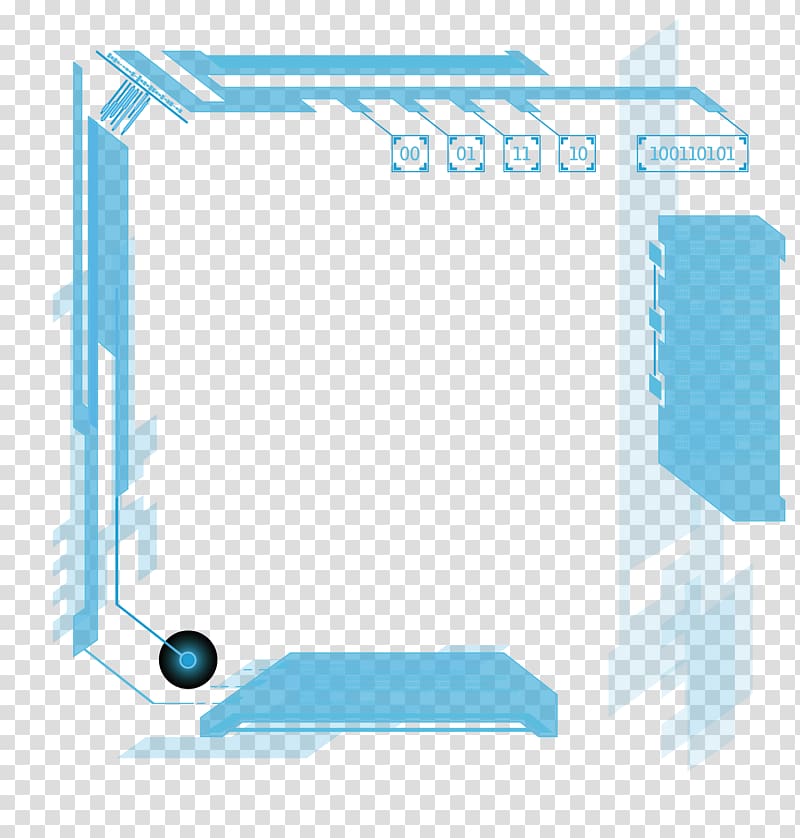 computer peripehrals , Mechanical Engineering Computer file, Mechanical Science and Technology blue border material transparent background PNG clipart