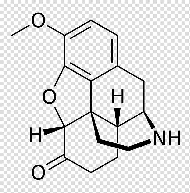 Codeine Morphine Opioid Hydrocodone Chemical structure, Isoquinoline transparent background PNG clipart