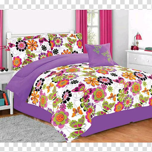 Bed Sheets Mattress Comforter Bedding Duvet, set multi color transparent background PNG clipart