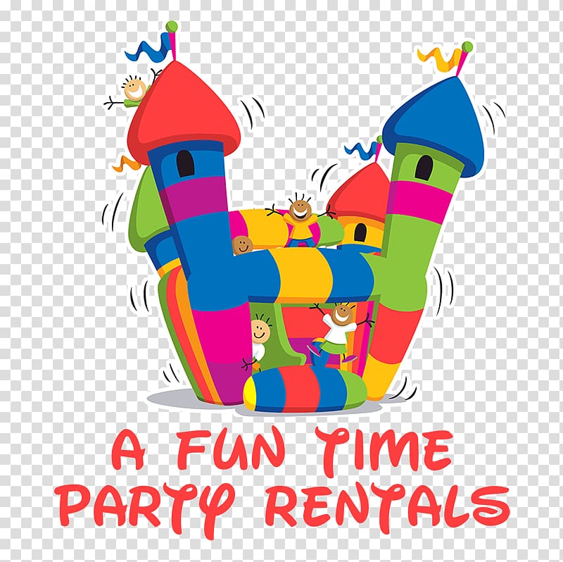 Inflatable Bouncers Party Child , fun time transparent background PNG clipart