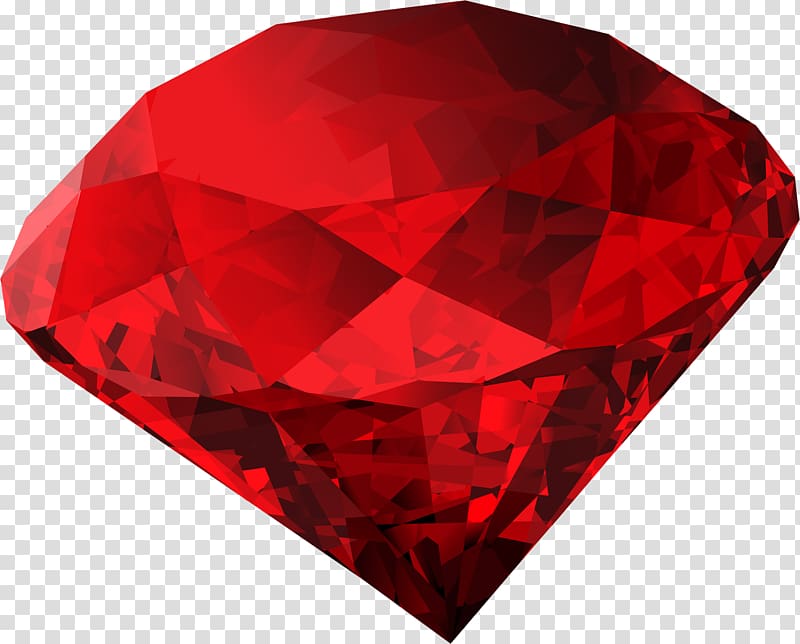 Red Gemstone Diamond Jewellery, gemstone transparent background PNG clipart
