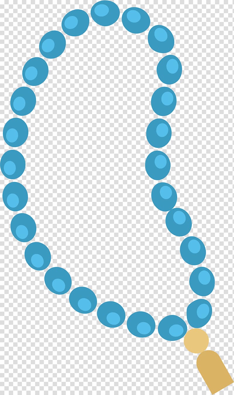 blue and gold necklace , Menstrual cycle Ovulation Menstruation Fertility, Blue beads Islamic Necklace transparent background PNG clipart