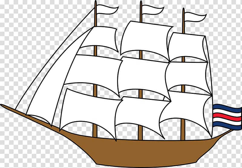 Brigantine Sailing ship, Sailing transparent background PNG clipart